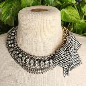 Stella & Dot Bow Statement Necklace, Adjustable Length